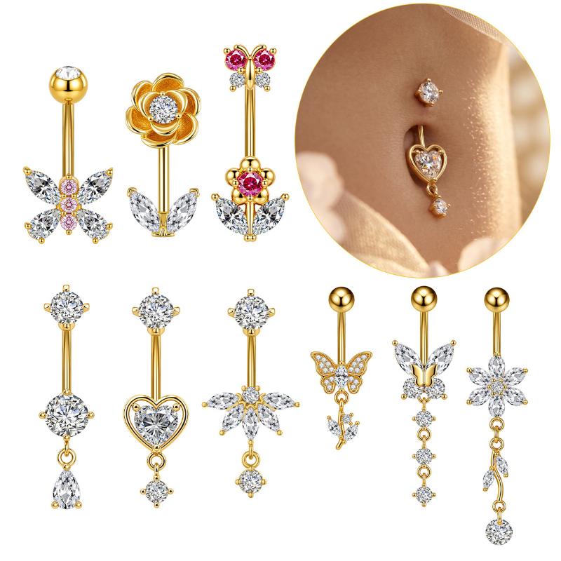 Body Jewelry Tunnels - 1 Pieza de Anillo para Ombligo