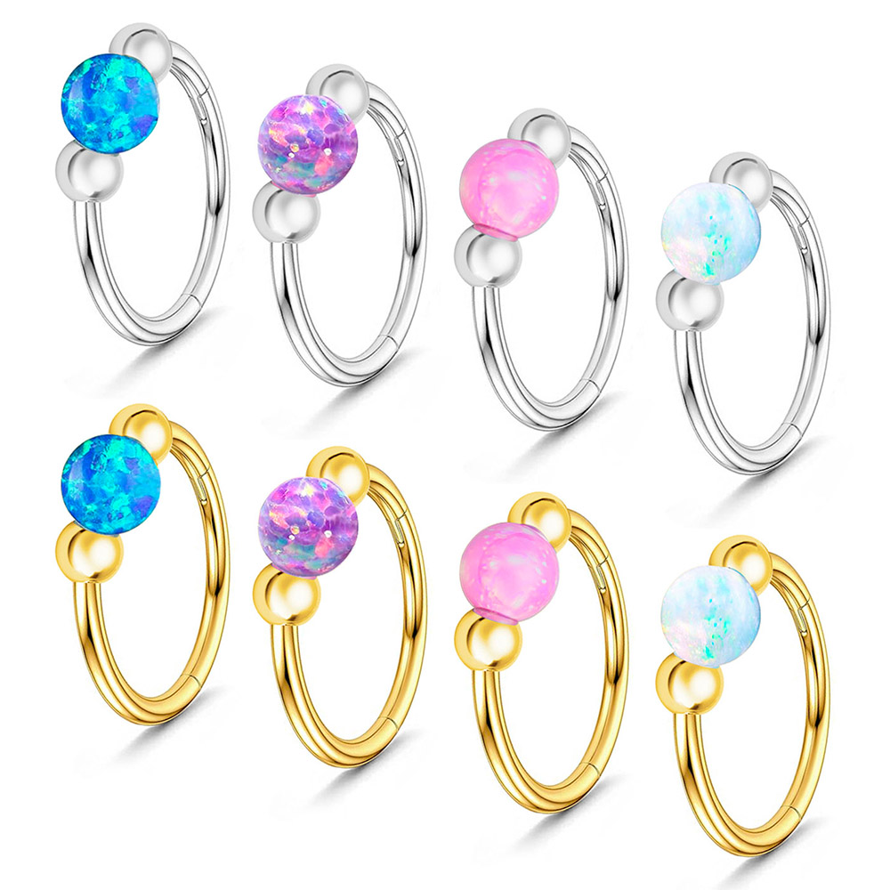 Body Jewelry Eu - Conjunto de anillo de nariz de