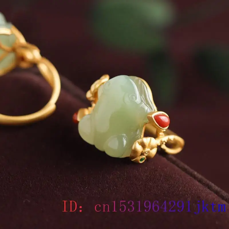 Anillos de rana de Jade verde  - Daith Heart Ring reseña y precio