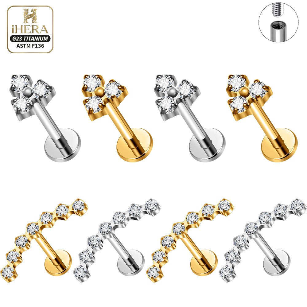 Lote al por mayor de joyería c - Flat Back Labret Stud reseña y precio
