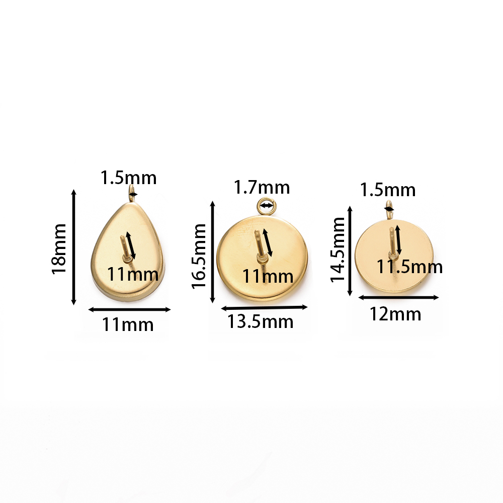 10 unids/lote de pendientes de - Flat Back Labret Stud reseña y precio
