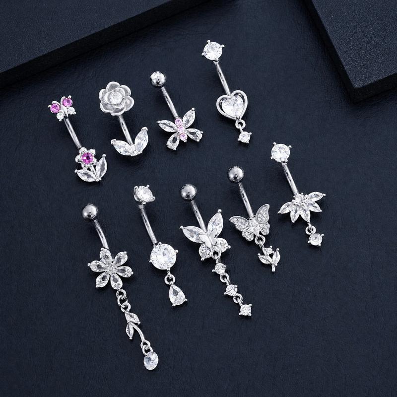 1 Pieza de Anillo para Ombligo - Body Jewelry Tunnels reseña y precio