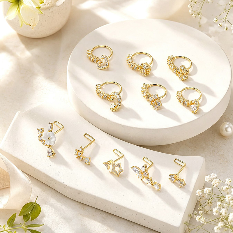 10 Piezas de Piercings para la - Body Jewelry Indian reseña y precio