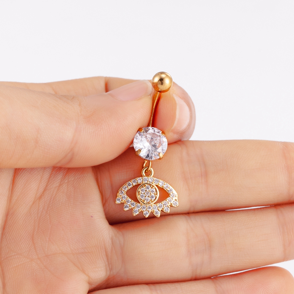 Piercing para el ombligo, anil - Belly Bar Titanium reseña y precio