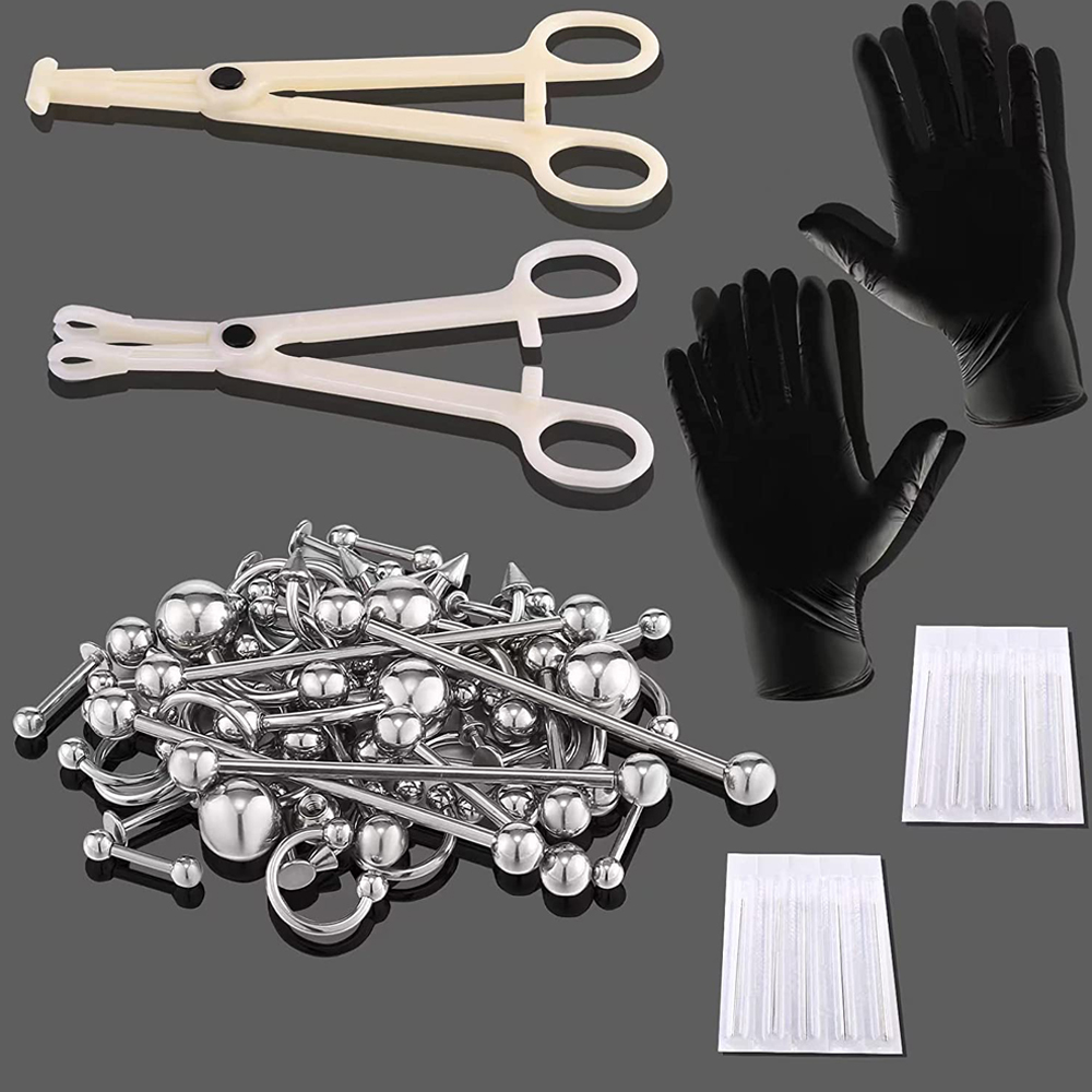 Kit de perforación de acero in - Flat Back Labret Stud reseña y precio