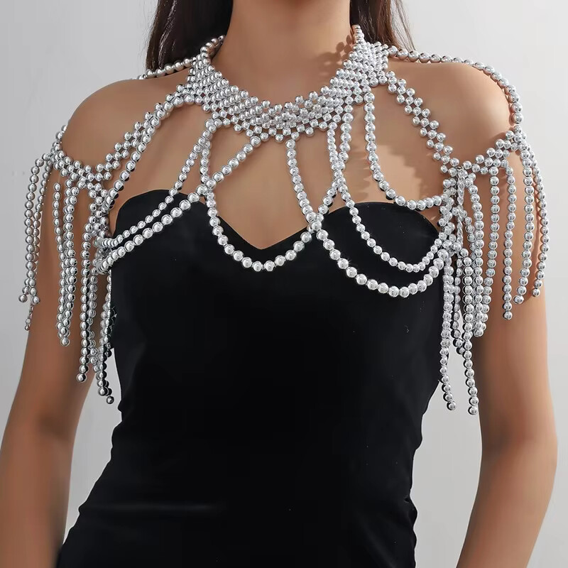 1 Juego de chal, joyería para  - Body Jewelry Harness reseña y precio