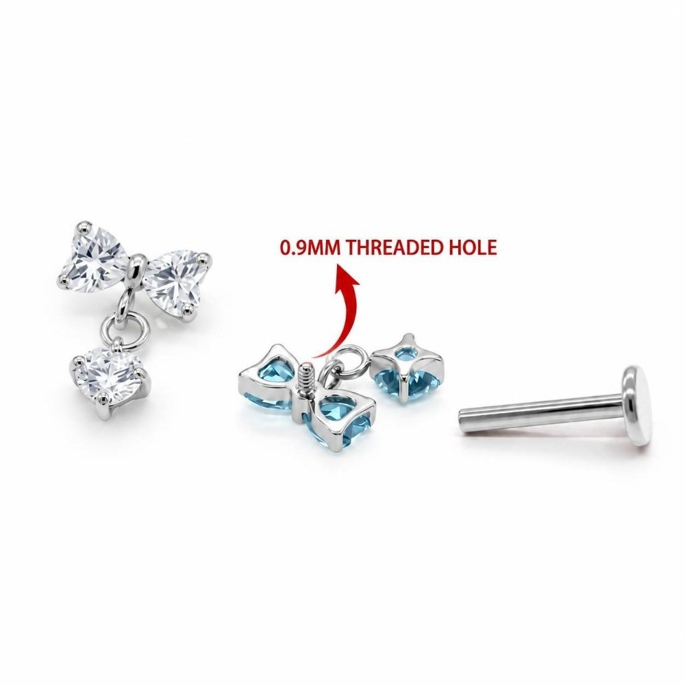 Pendiente de cartílago de tita - Body Jewelry Ear Piercing reseña y precio