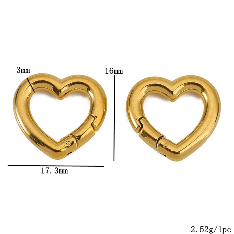 2 cierres de acero inoxidable, - Daith Heart Ring reseña y precio