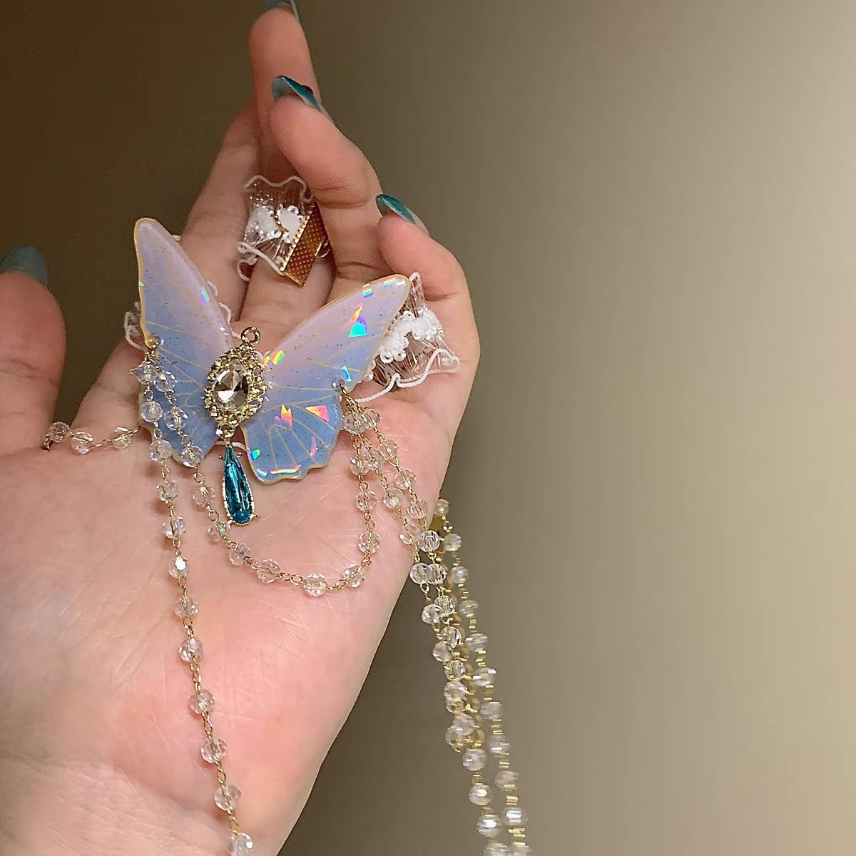 Cadena de pierna de encaje elá - Body Jewelry For You reseña y precio