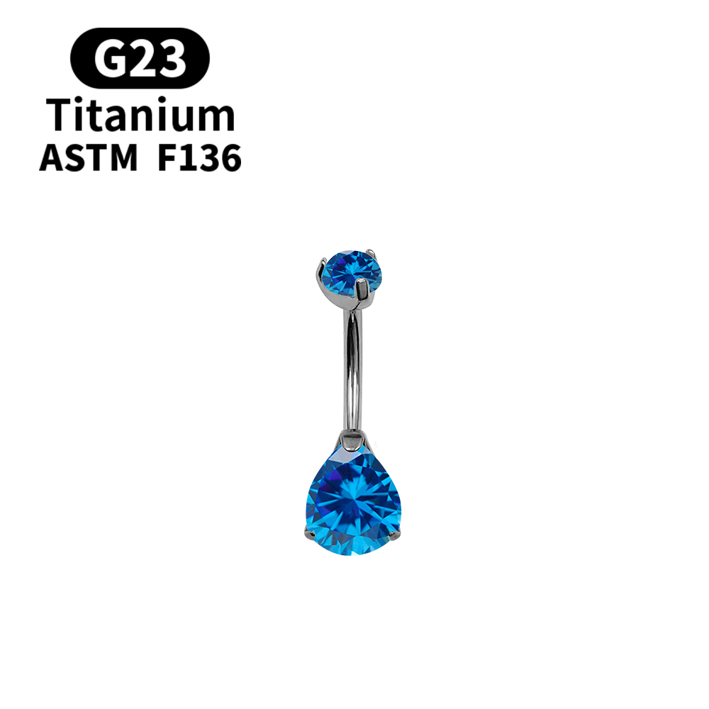 Piercing para Ombligo 14G con  - Belly Bar Titanium reseña y precio