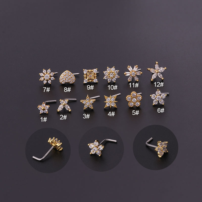 Piercing de nariz en forma de  - Body Jewelry Indian reseña y precio