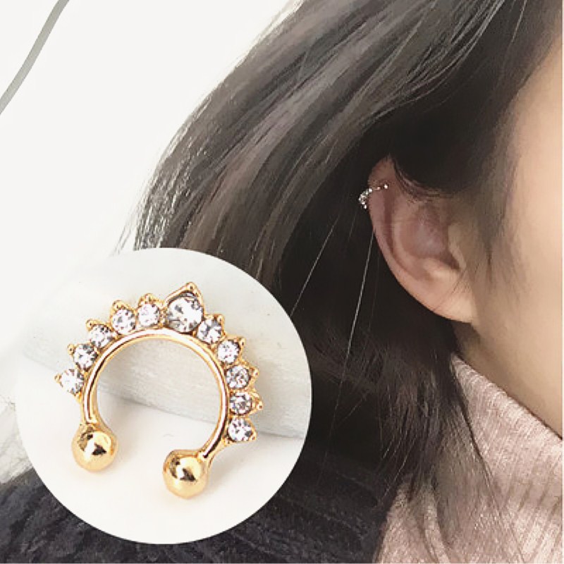 Clip de nariz en forma de U pa - Body Jewelry Ear Piercing reseña y precio