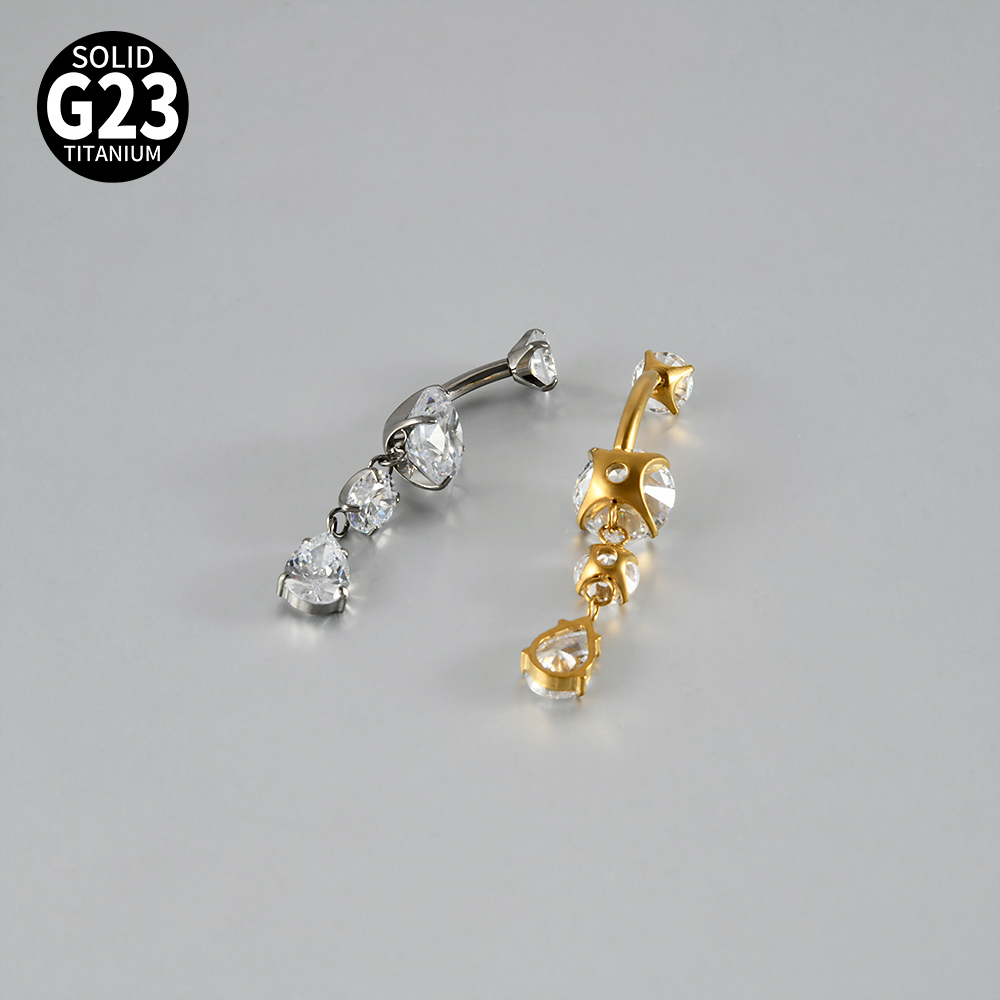 1 pieza de titanio flor/maripo - Belly Bar Titanium reseña y precio