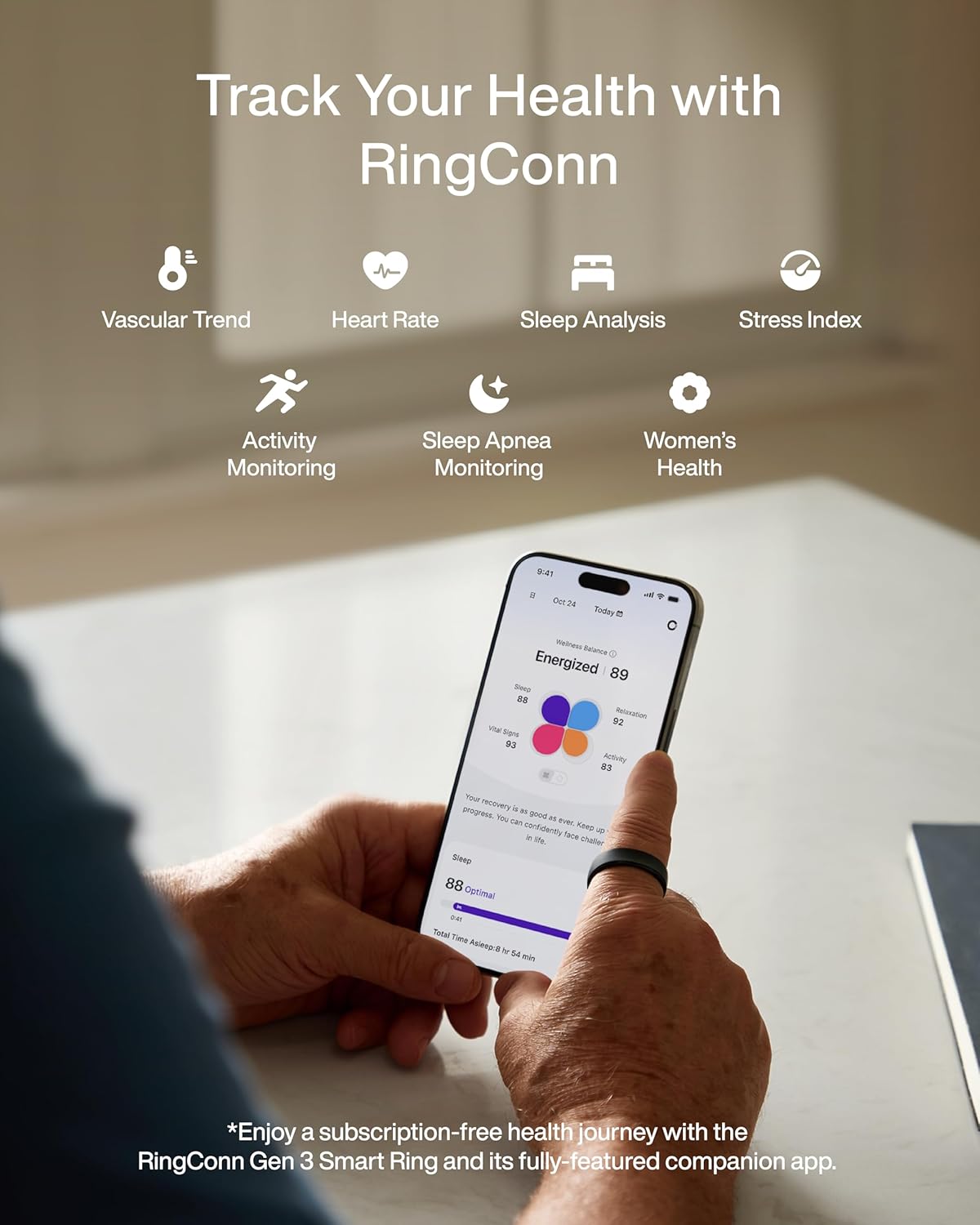 Anillo Inteligente RingConn Ge - Daith Heart Ring reseña y precio