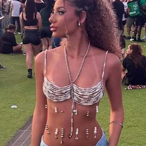 2025 chaleco Halter de diseño  - Body Jewelry Vest reseña y precio