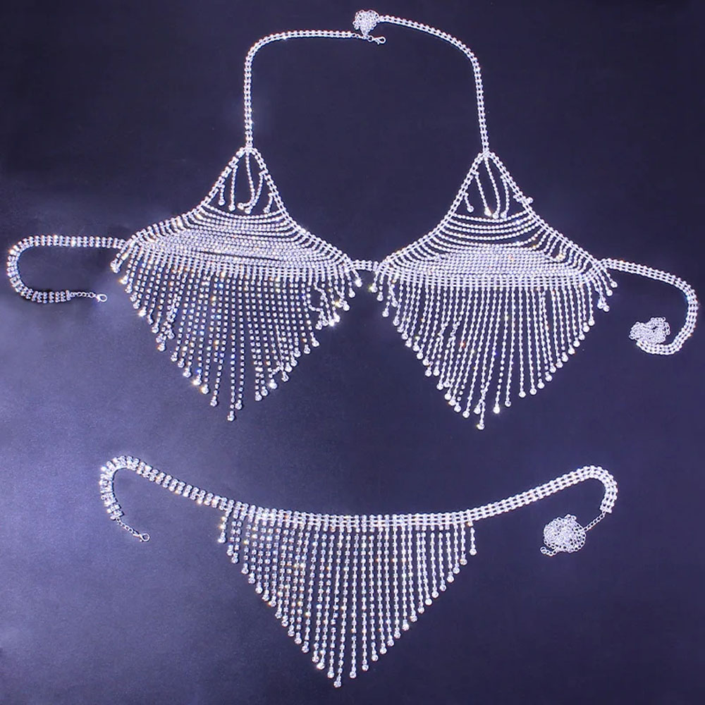 Sujetador de cadena de cuerpo  - Body Jewelry Harness reseña y precio