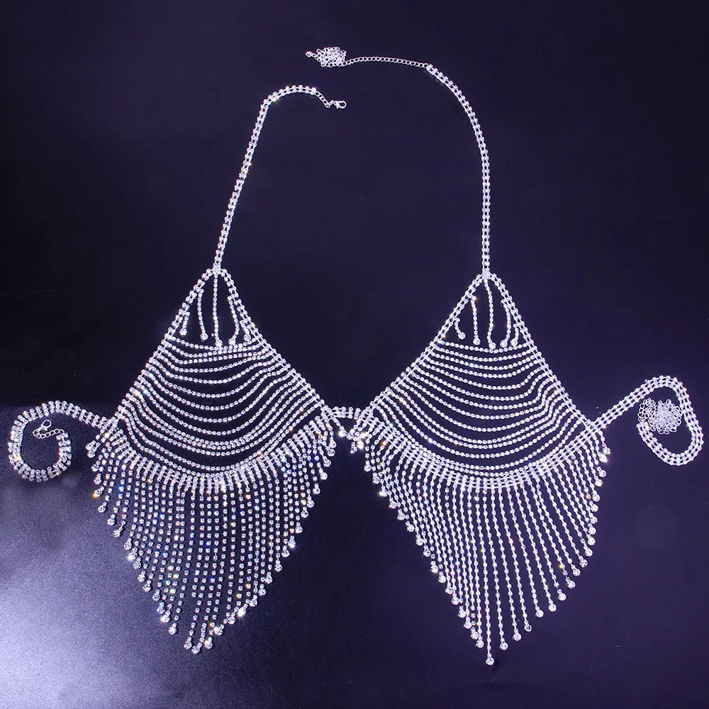 Sujetador de cadena de cuerpo  - Body Jewelry Harness reseña y precio
