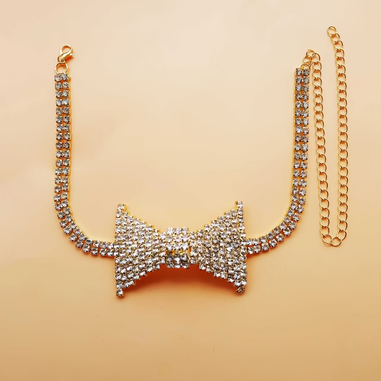 Cadena de cuello con lazo de d - Body Jewelry For You reseña y precio
