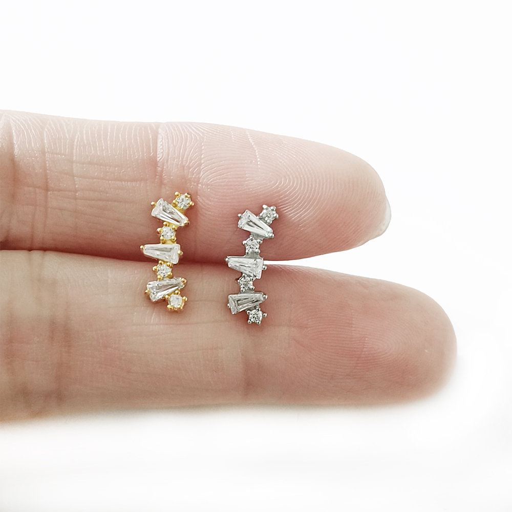 Labret-pendientes de acero qui - Flat Back Labret Stud reseña y precio