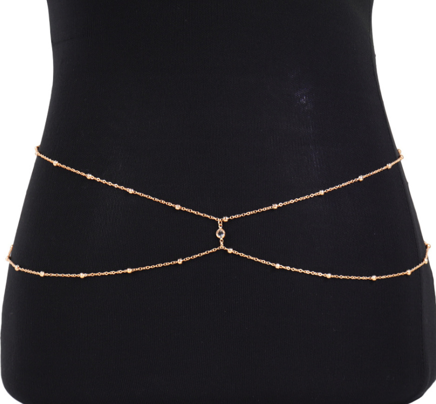 Cadenas de vientre con cuentas - Body Jewelry Ends reseña y precio