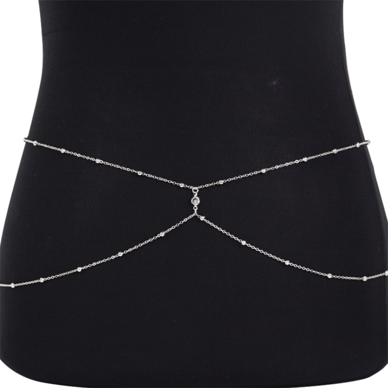 Cadenas de vientre con cuentas - Body Jewelry Ends reseña y precio