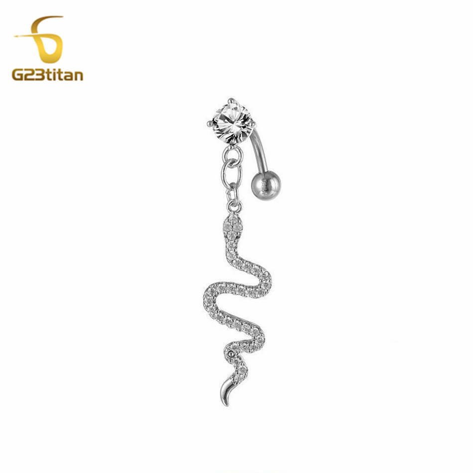 Anillos de ombligo colgantes d - Belly Bar Titanium reseña y precio