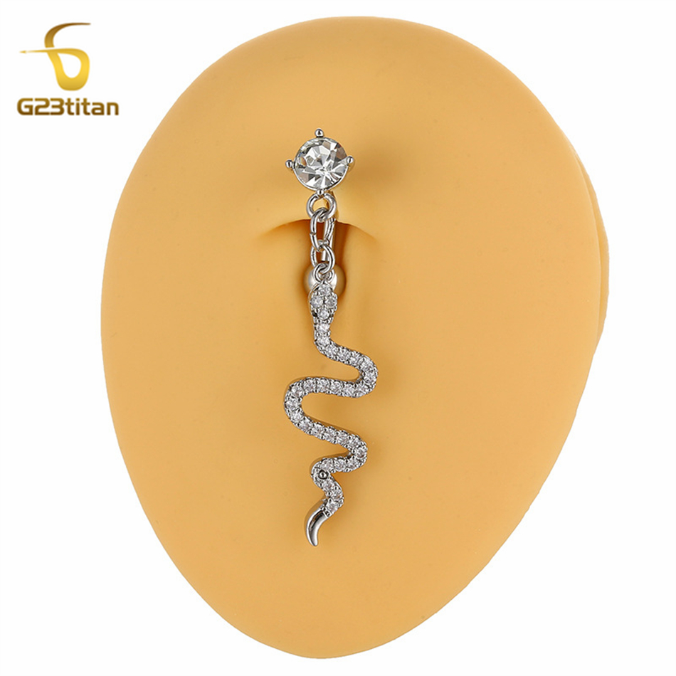 Anillos de ombligo colgantes d - Belly Bar Titanium reseña y precio