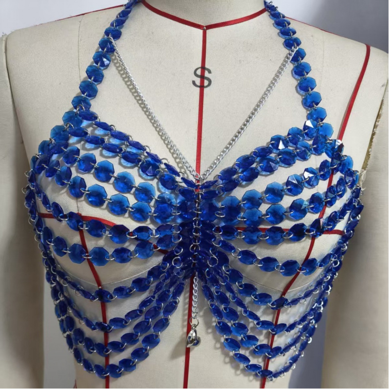 Cadena para el pecho y el cuer - Body Jewelry Vest reseña y precio