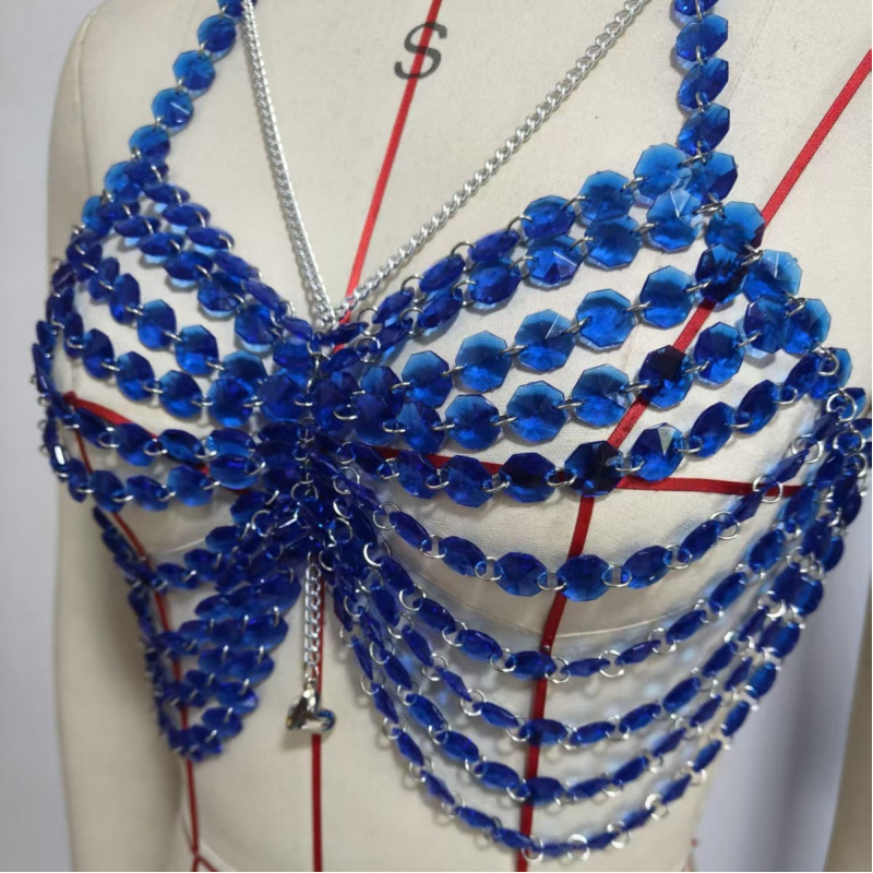 Cadena para el pecho y el cuer - Body Jewelry Vest reseña y precio