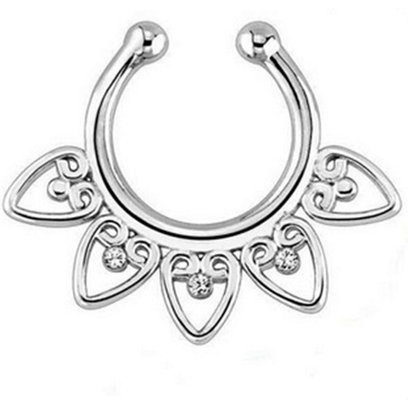Cristal indio enganche en la n - Body Jewelry Indian reseña y precio