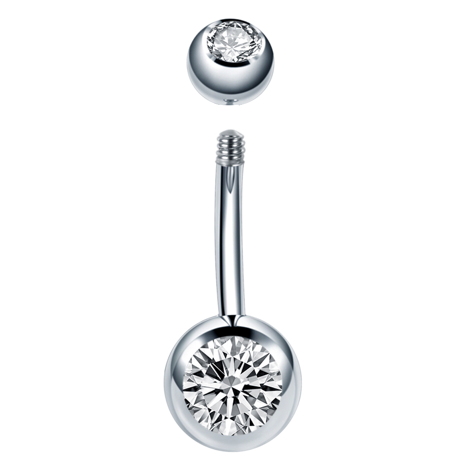 10 unids/lote G23 titanio ombl - Belly Bar Titanium reseña y precio