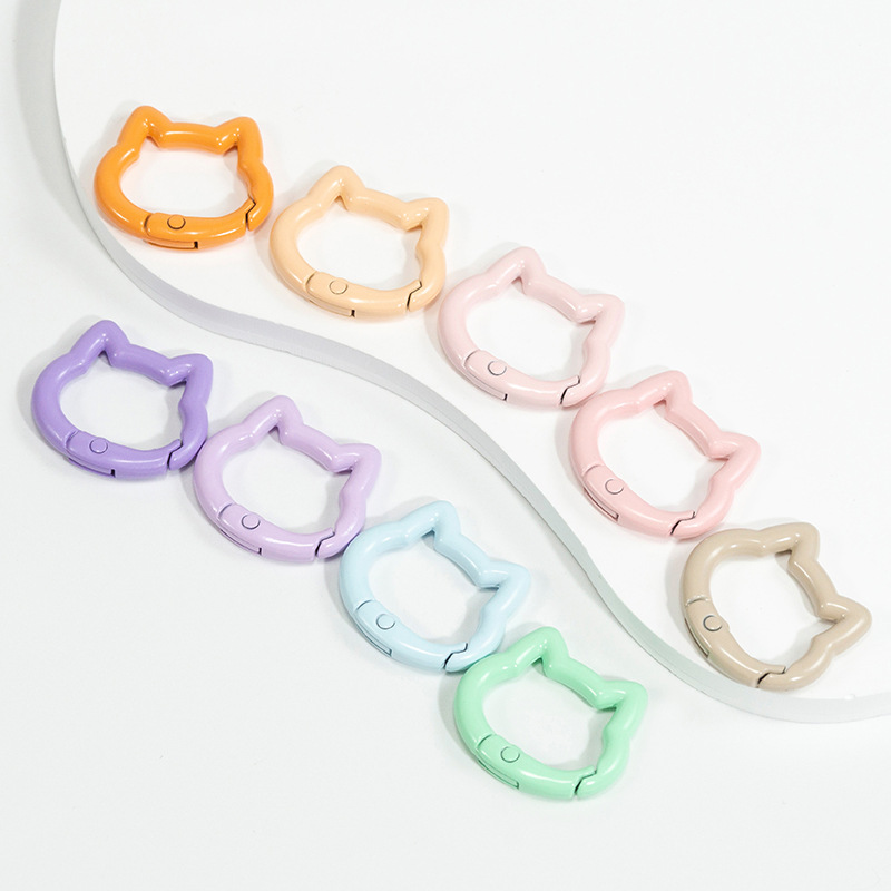 5 uds lindo corazón gato llave - Daith Heart Ring reseña y precio