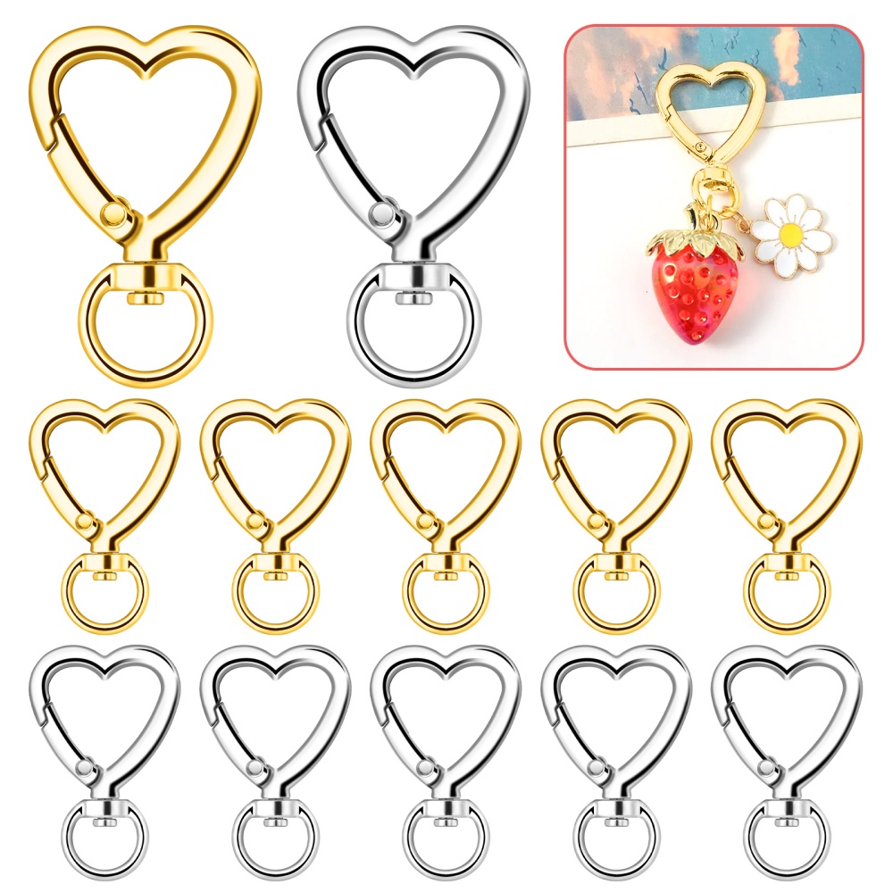 10 unidades de cierres de meta - Daith Heart Ring reseña y precio