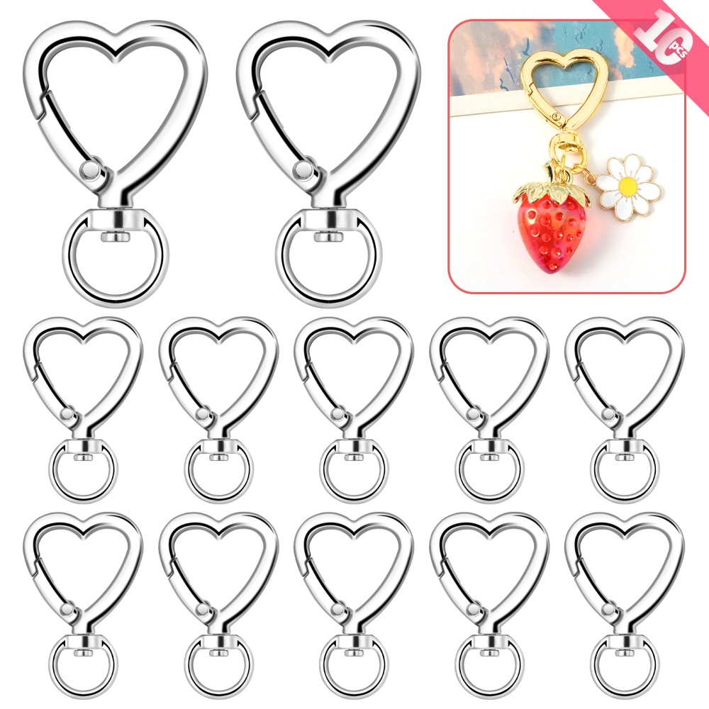 10 unidades de cierres de meta - Daith Heart Ring reseña y precio