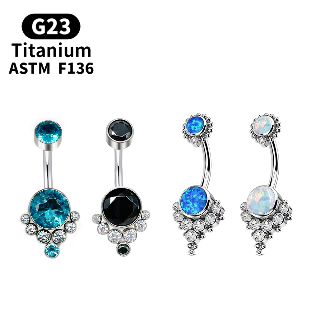 G23 Piercing de titanio Grado  - Belly Bar Titanium reseña y precio