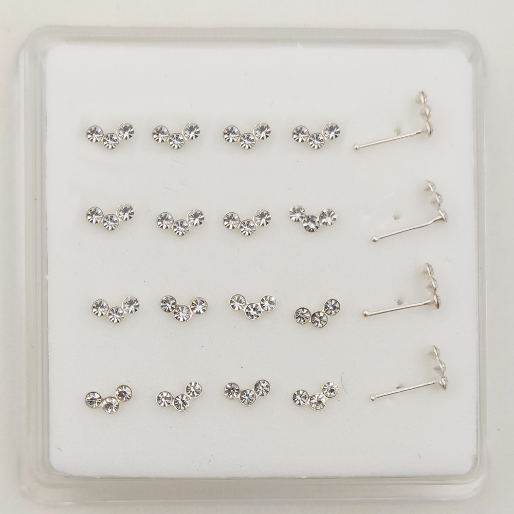 925 Plata de Ley cristal nariz - Body Jewelry Indian reseña y precio