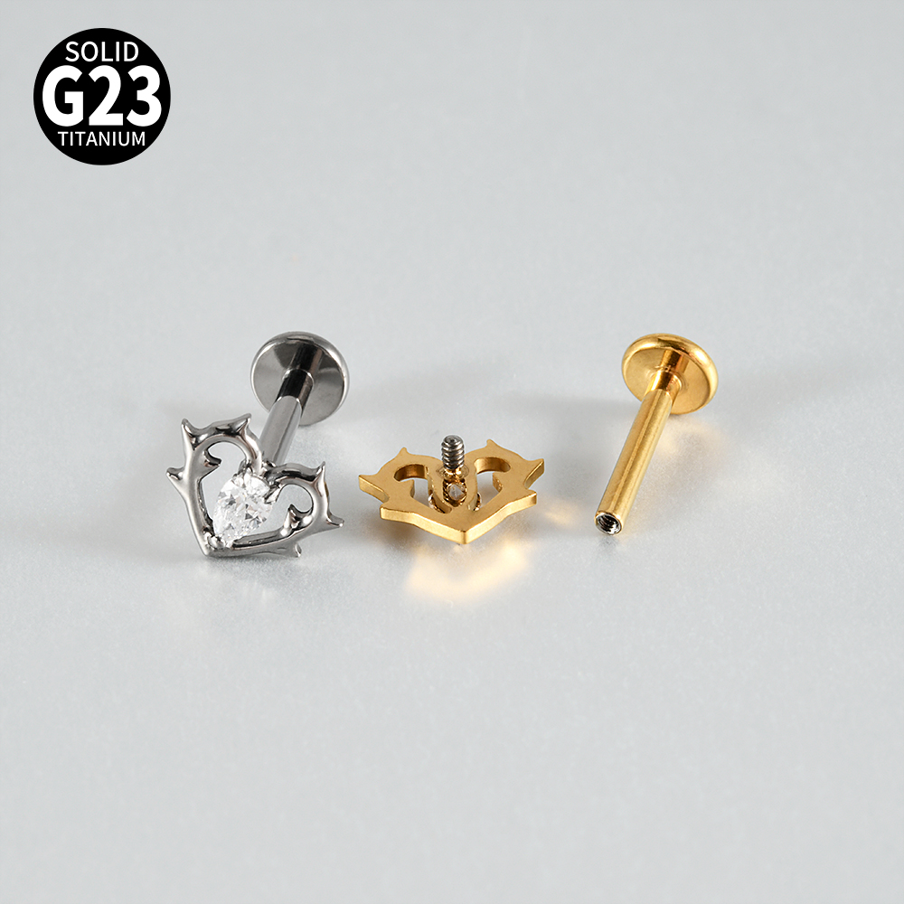 1 pieza Piercing Labret para L - Flat Back Labret Stud reseña y precio