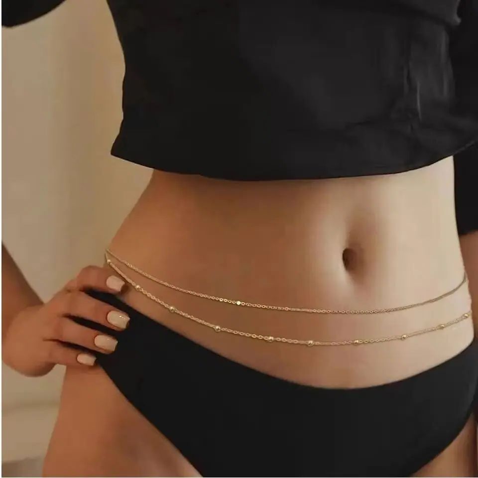 HipHop-cadenas para el vientre - Body Jewelry Ends reseña y precio