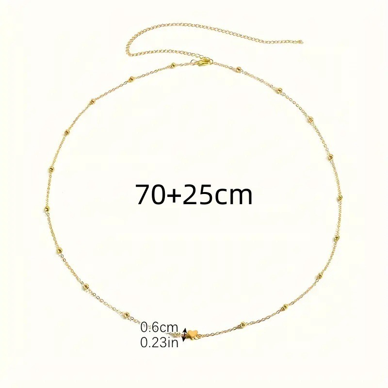 Delicada cadena para la cintur - Body Jewelry Ends reseña y precio