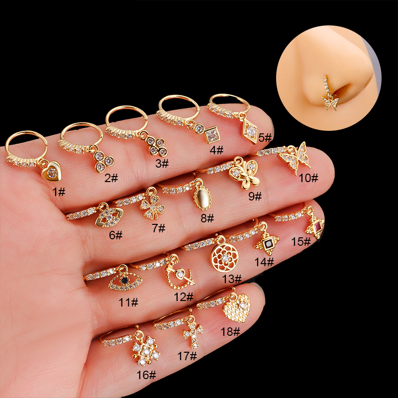 Anillo de nariz de acero inoxi - Body Jewelry Indian reseña y precio