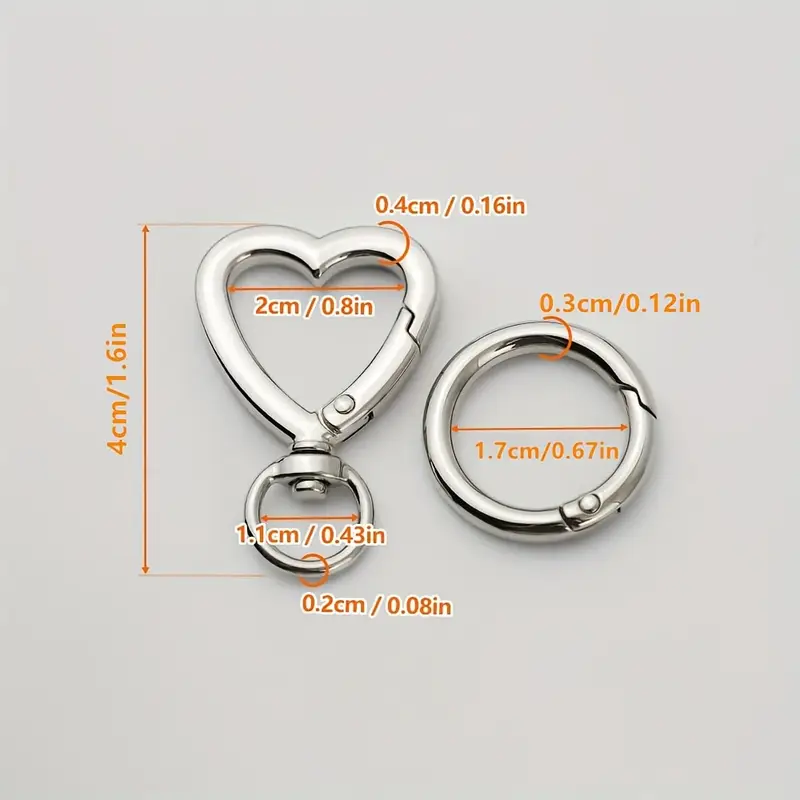 5/10/20/40 juegos de Clips de  - Daith Heart Ring reseña y precio