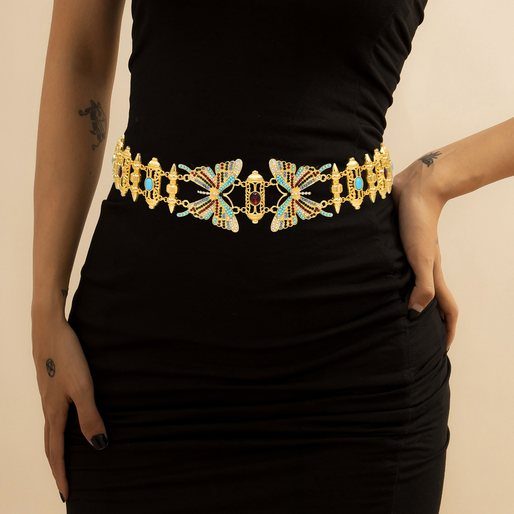 Cadenas para el vientre y la c - Body Jewelry Indian reseña y precio